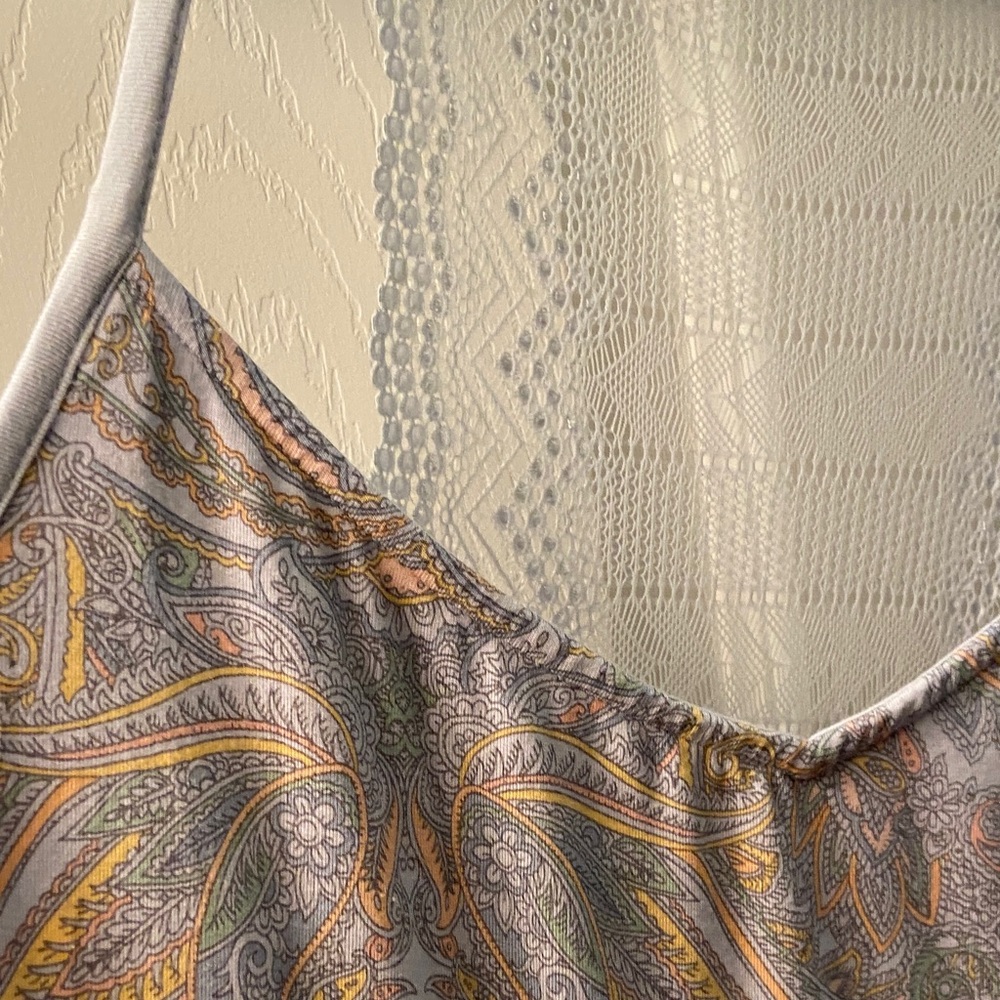 Soma  night gown in cool nights Paisley fabric size L - Picture 7 of 8